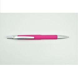 Pink Rubberized Pens